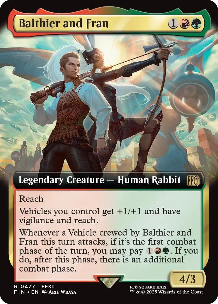 Image for Balthier and Fran (Extended Art) (477) (FIN) - Magic: The Gathering