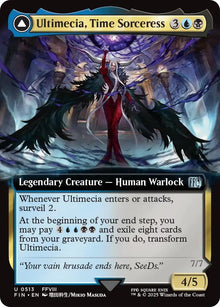 Image for Ultimecia, Time Sorceress (Extended Art) (513) (FIN) - Magic: The Gathering