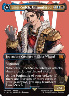 Image for Emet-Selch, Unsundered (Borderless) (Surge Foil) (539) (FIN) - Magic: The Gathering