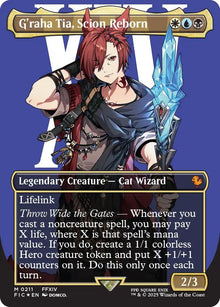 G'raha Tia, Scion Reborn (Borderless) (Surge Foil) (211) (FIC)