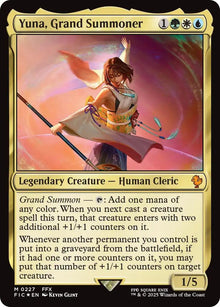Image for Yuna, Grand Summoner (Surge Foil) (227) (FIC) - Magic: The Gathering
