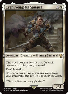 Image for Cyan, Vengeful Samurai (16) (FIC) - Magic: The Gathering