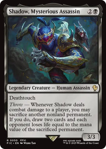 Image for Shadow, Mysterious Assassin (50) (FIC) - Magic: The Gathering
