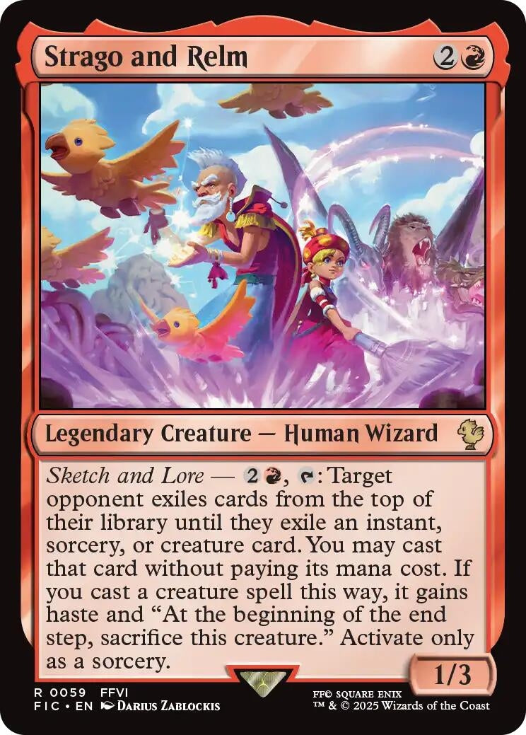 Image for Strago and Relm (59) (FIC) - Magic: The Gathering