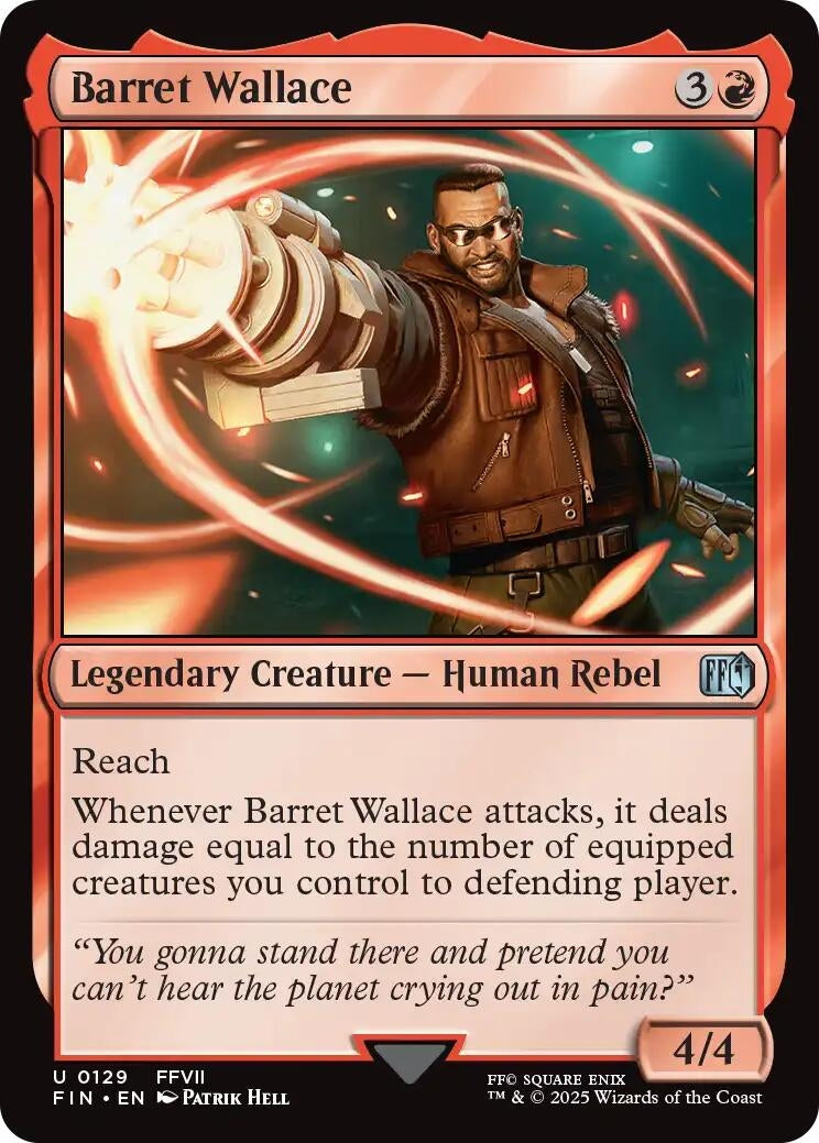 Image for Barret Wallace (129) (FIN) - Magic: The Gathering