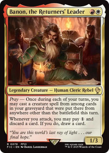 Image for Banon, the Returners' Leader (78) (FIC) - Magic: The Gathering