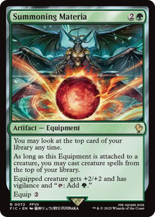 Image for Summoning Materia (72) (FIC) - Magic: The Gathering