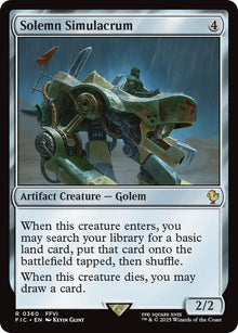 Image for Solemn Simulacrum (360) (FIC) - Magic: The Gathering