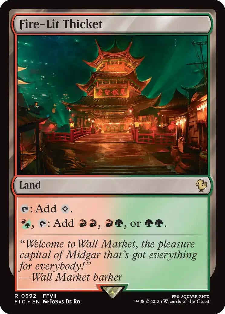 Image for Fire-Lit Thicket (392) (FIC) - Magic: The Gathering