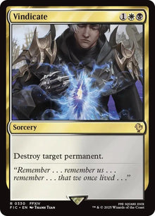 Image for Vindicate (330) (FIC) - Magic: The Gathering