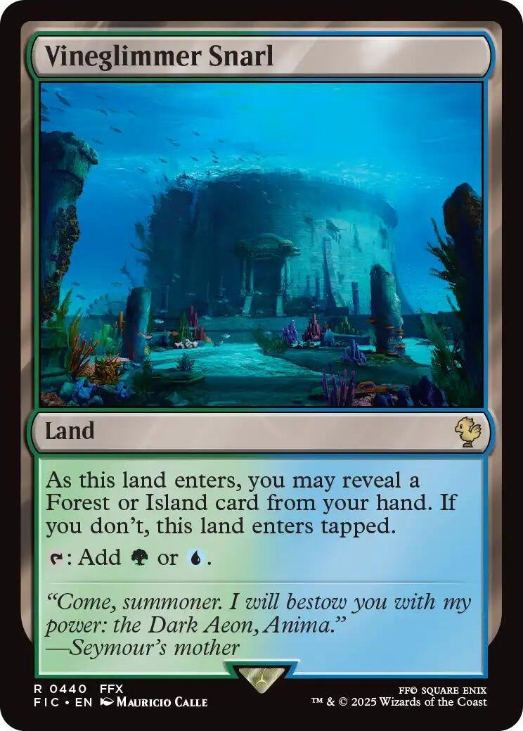 Image for Vineglimmer Snarl (440) (FIC) - Magic: The Gathering