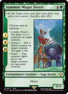Image for Summon: Magus Sisters (71) (FIC) - Magic: The Gathering