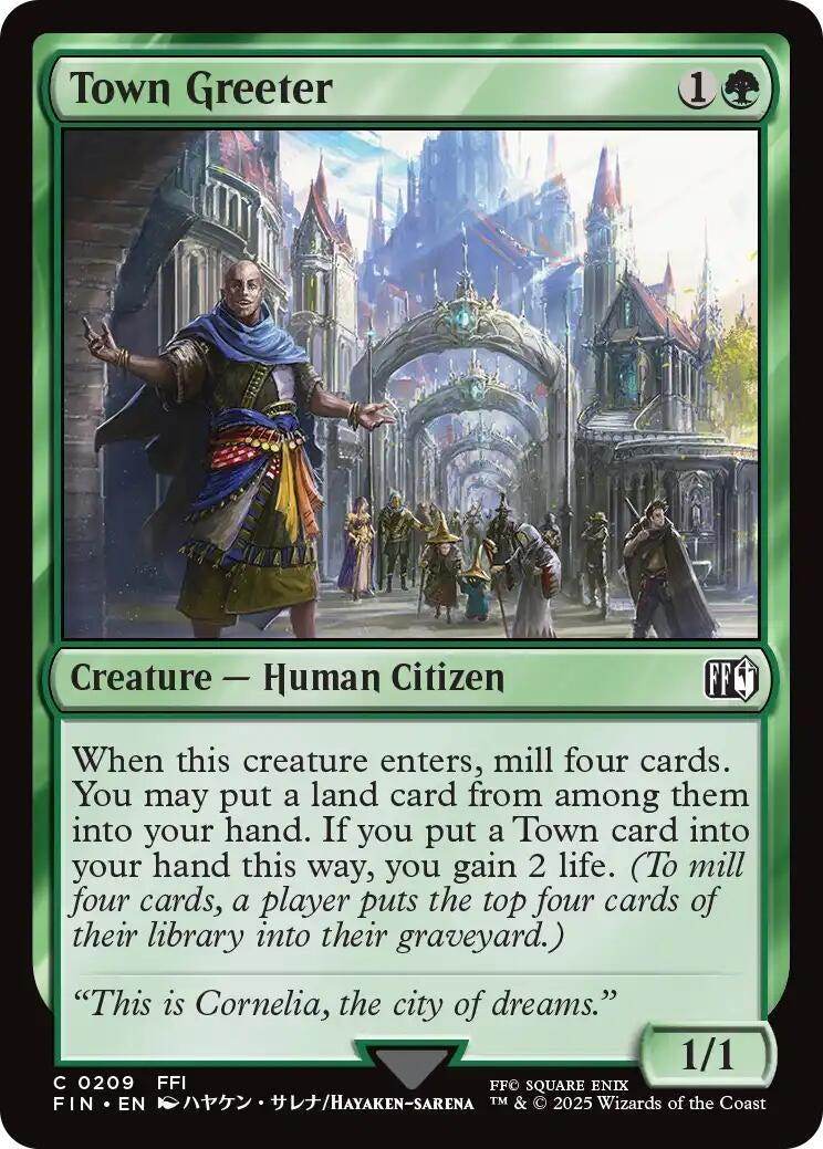 Image for Town Greeter (209) (FIN) - Magic: The Gathering