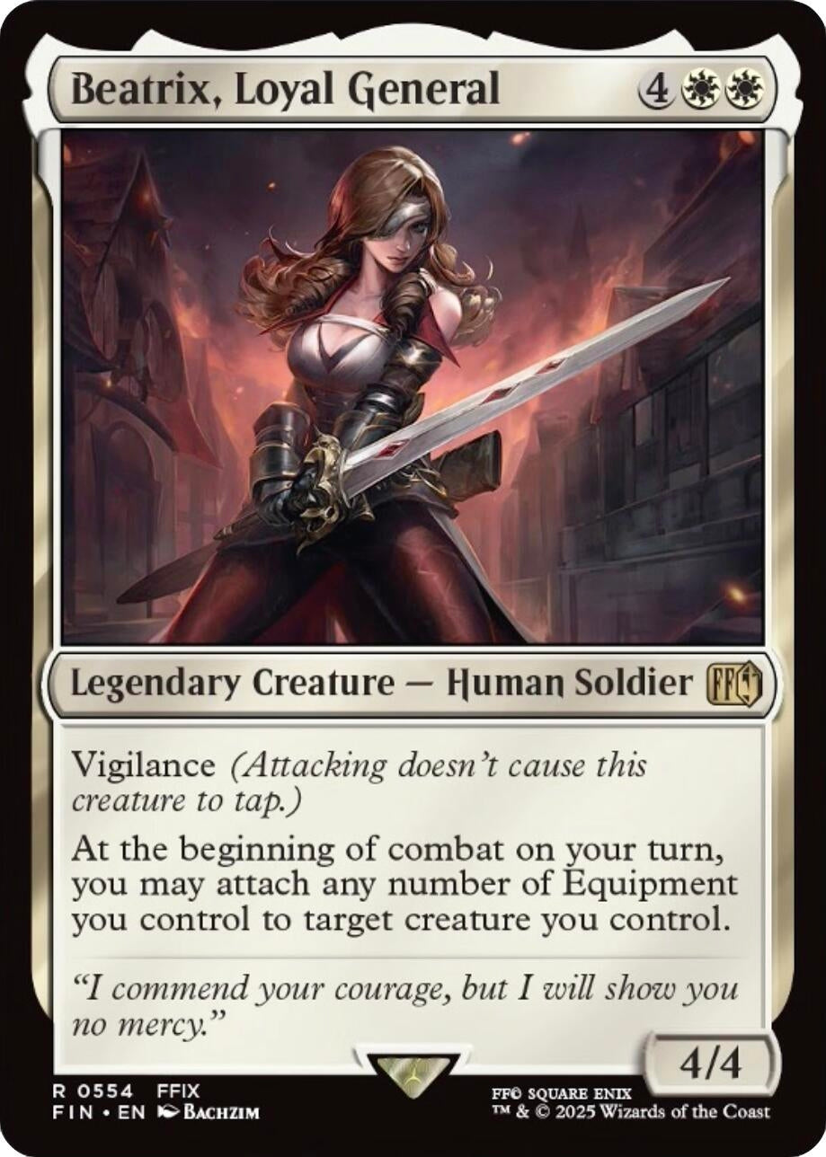 Image for Beatrix, Loyal General (554) (FIN) - Magic: The Gathering