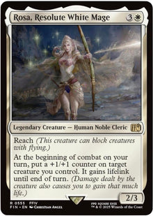 Image for Rosa, Resolute White Mage (555) (FIN) - Magic: The Gathering
