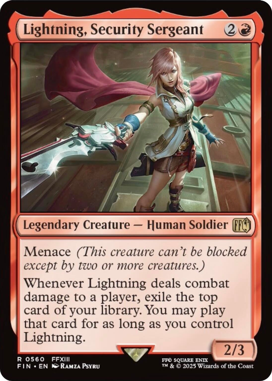 Image for Lightning, Security Sergeant (560) (FIN) - Magic: The Gathering