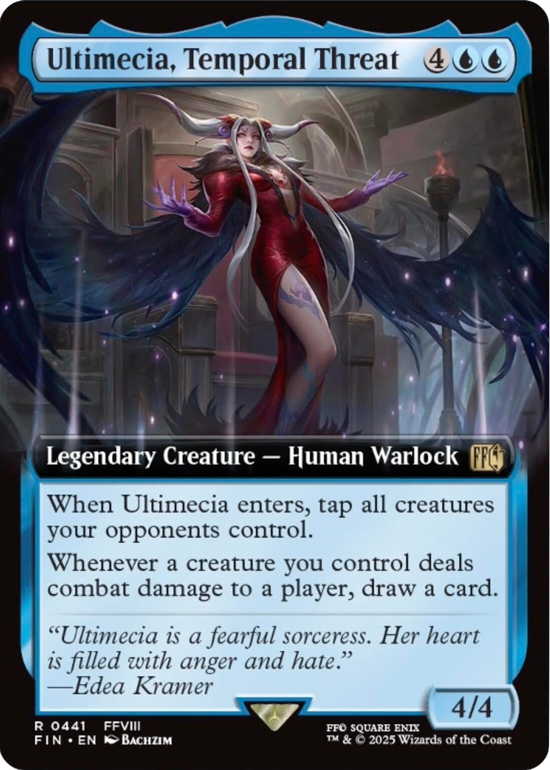 Image for Ultimecia, Temporal Threat (Extended Art) (441) (FIN) - Magic: The Gathering