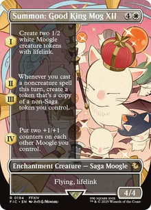 Image for Summon: Good King Mog XII (Borderless) (194) (FIC) - Magic: The Gathering