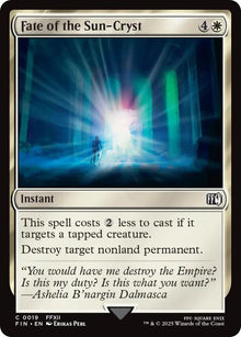 Image for Fate of the Sun-Cryst (19) (FIN) - Magic: The Gathering