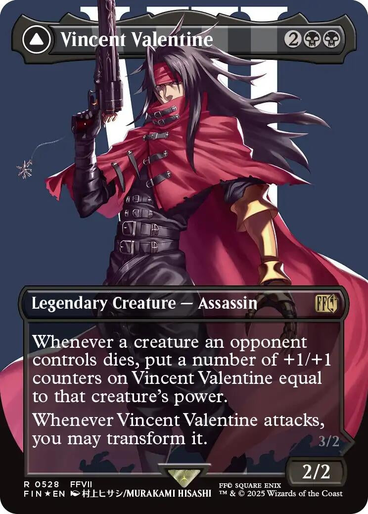 Vincent Valentine (Borderless) (Surge Foil) (528) (FIN)