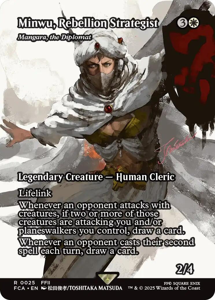 Minwu, Rebellion Strategist - Mangura, the Diplomat (Showcase) (25) (FCA)