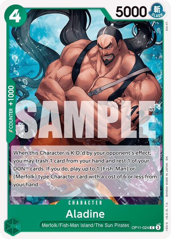 Image for Aladine (OP11-024) (OP11) - One Piece Card Game