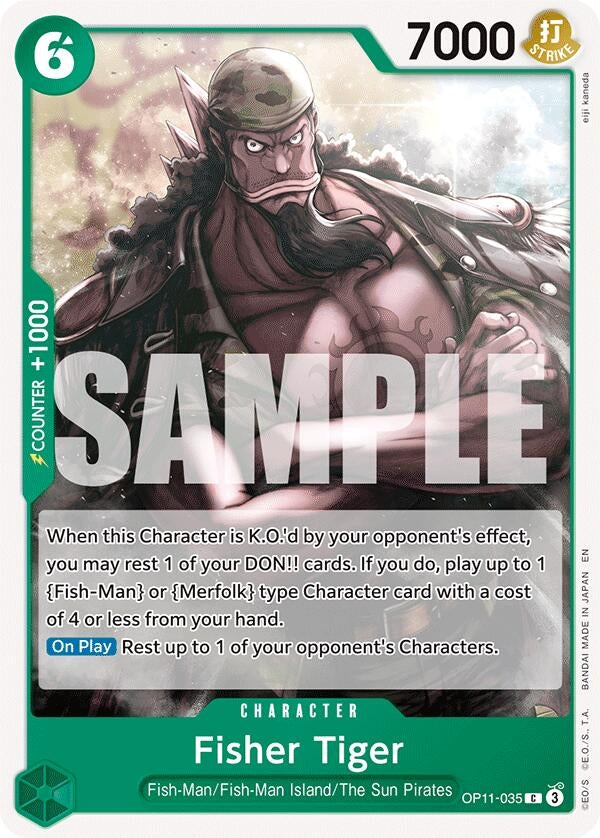 Image for Fisher Tiger (OP11-035) (OP11) - One Piece Card Game