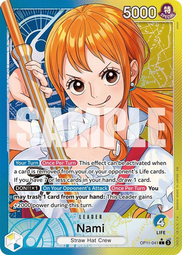 Image for Nami (041) (Alternate Art) (OP11-041) (OP11) - One Piece Card Game