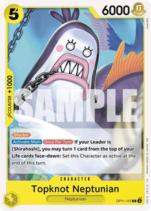 Image for Topknot Neptunian (OP11-107) (OP11) - One Piece Card Game