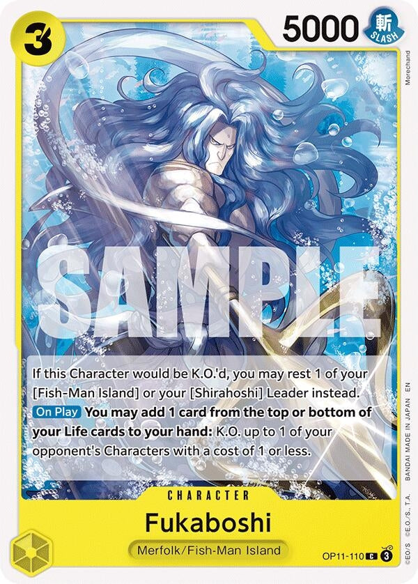 Image for Fukaboshi (OP11-110) (OP11) - One Piece Card Game