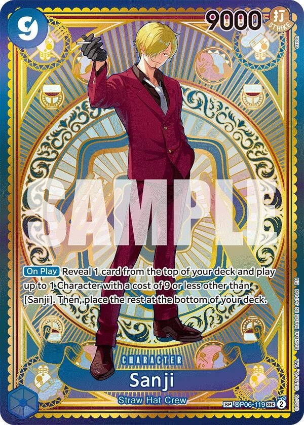 Image for Sanji (SP) (OP06-119) (OP11) - One Piece Card Game