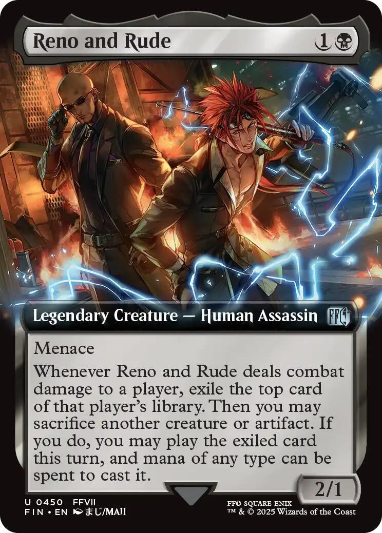 Image for Reno and Rude (Extended Art) (450) (FIN) - Magic: The Gathering