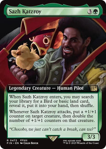 Image for Sazh Katzroy (Extended Art) (472) (FIN) - Magic: The Gathering