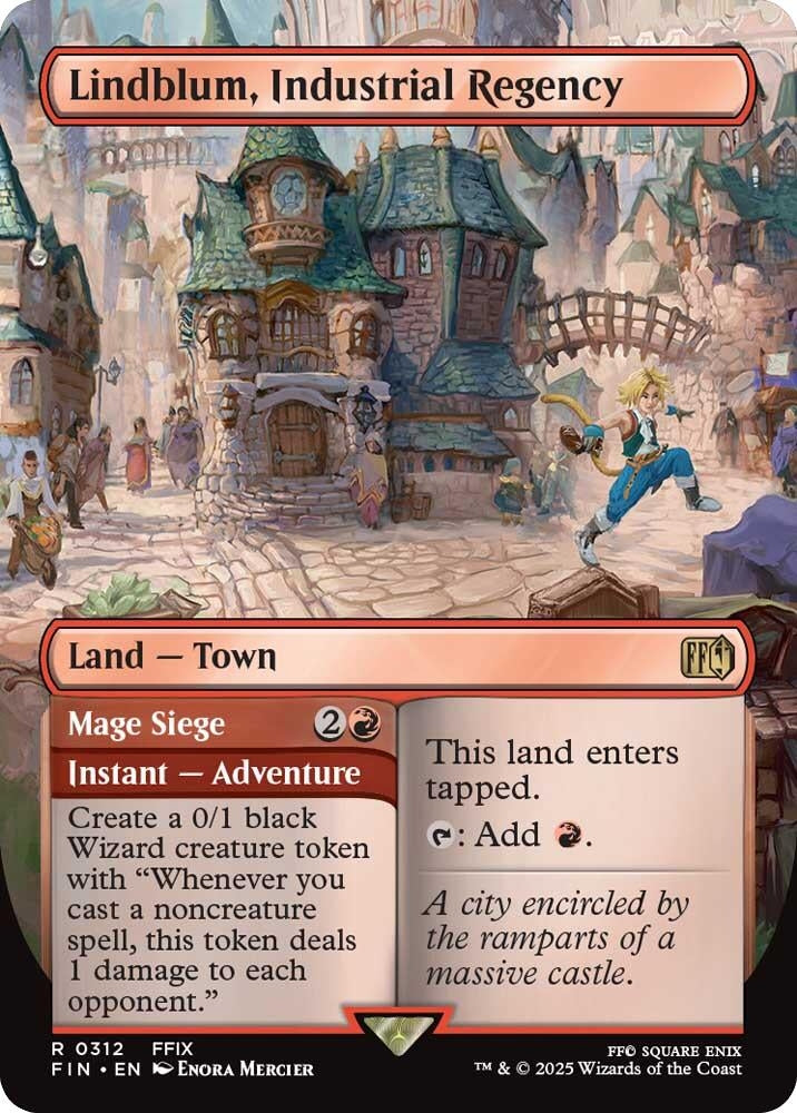 Image for Lindblum, Industrial Regency (Borderless) (312) (FIN) - Magic: The Gathering