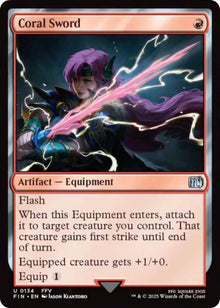Image for Coral Sword (134) (FIN) - Magic: The Gathering