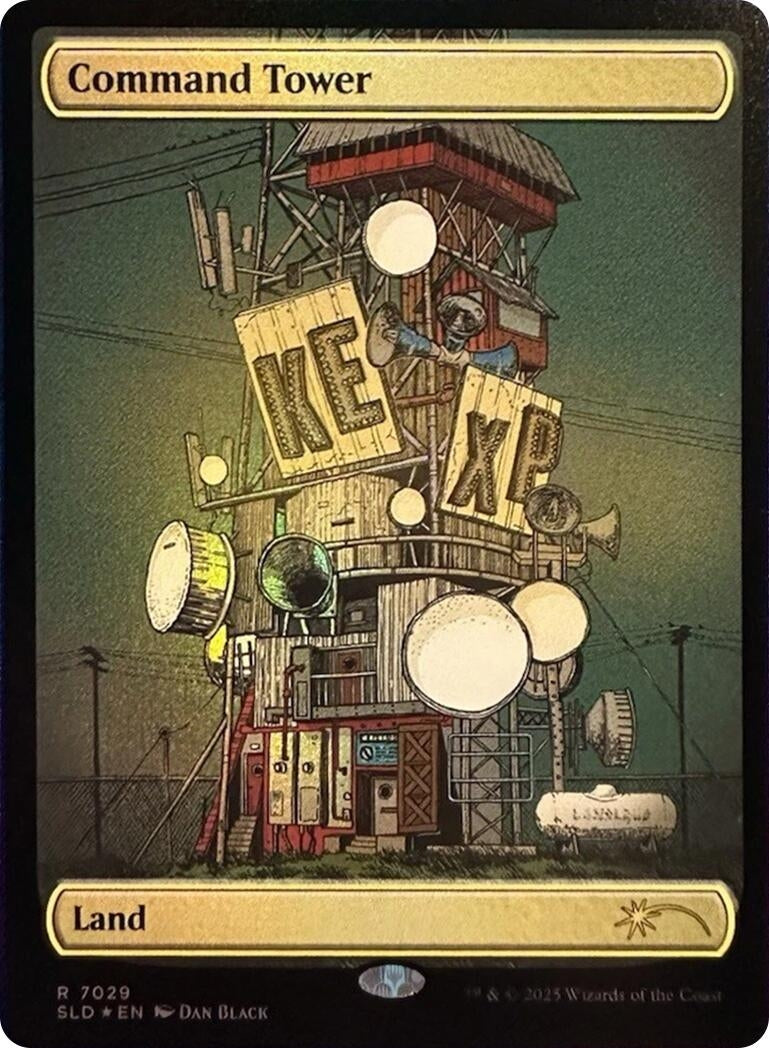 Image for Command Tower (7029) (Rainbow Foil) (7029) (SLD) - Magic: The Gathering