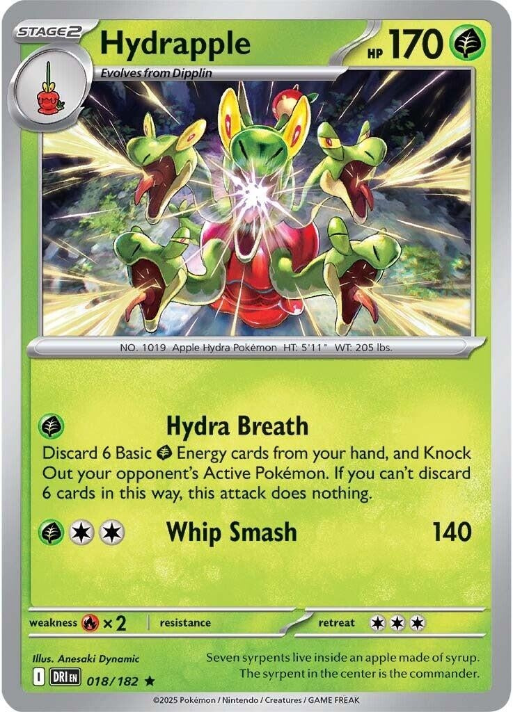 Image for Hydrapple (018/182) (DRI) - Pokemon