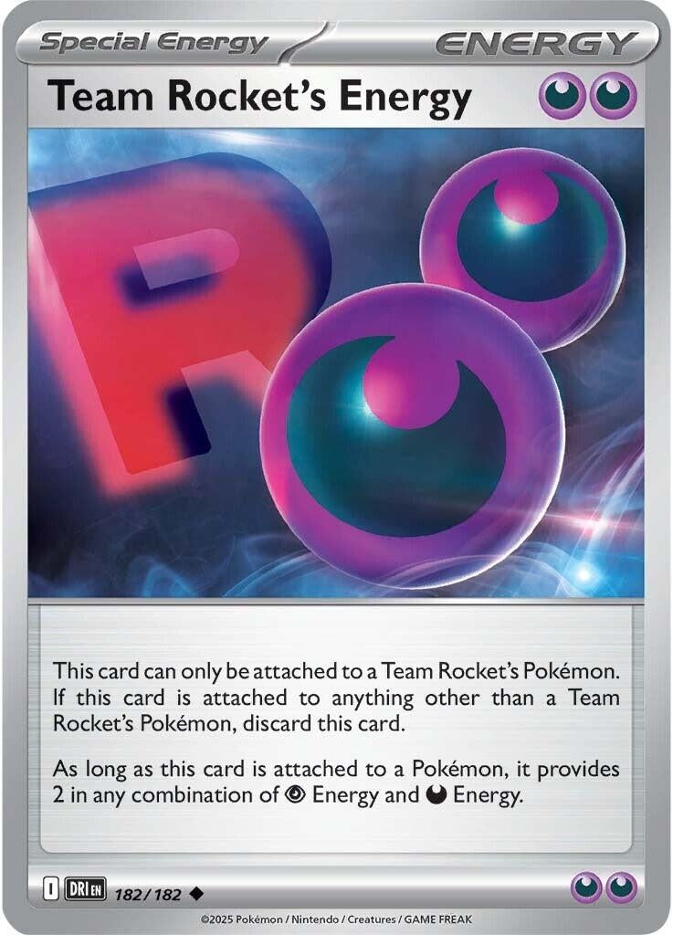 Image for Team Rocket's Energy (182/182) (DRI) - Pokemon