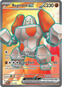Image for Regirock ex (214/182) (DRI) - Pokemon