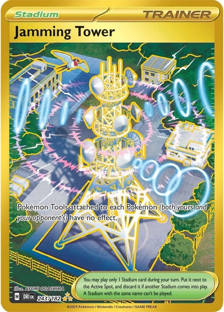 Image for Jamming Tower (243/182) (DRI) - Pokemon