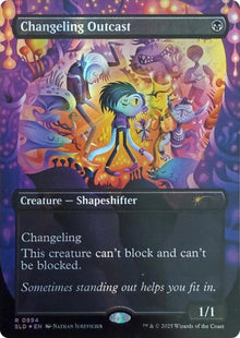 Changeling Outcast (Rainbow Foil) (894) (SLD)