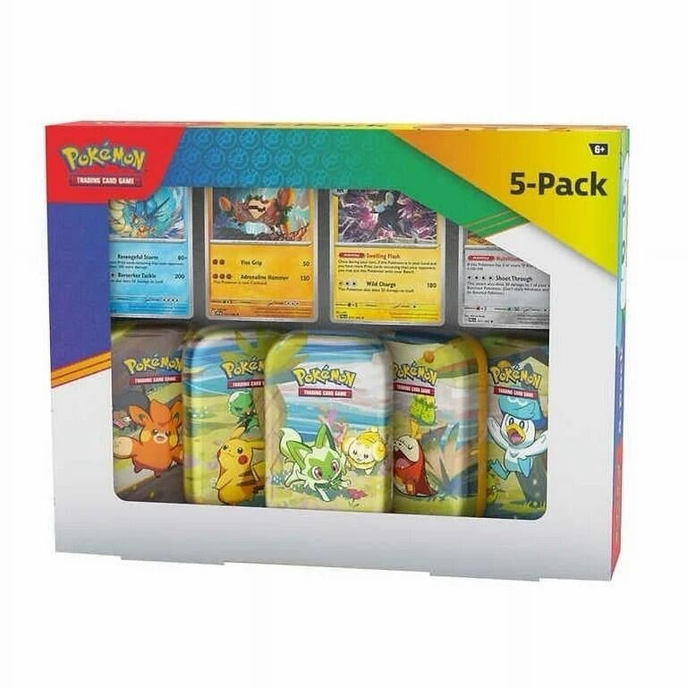 Image for Paldea Friends Mini Tins 5-Pack - Pokemon