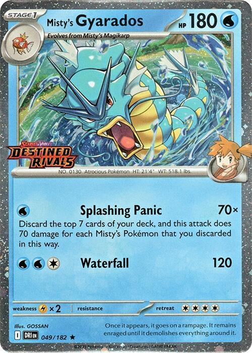 Image for Misty's Gyarados (Prerelease) (049/182) (DRI) - Pokemon