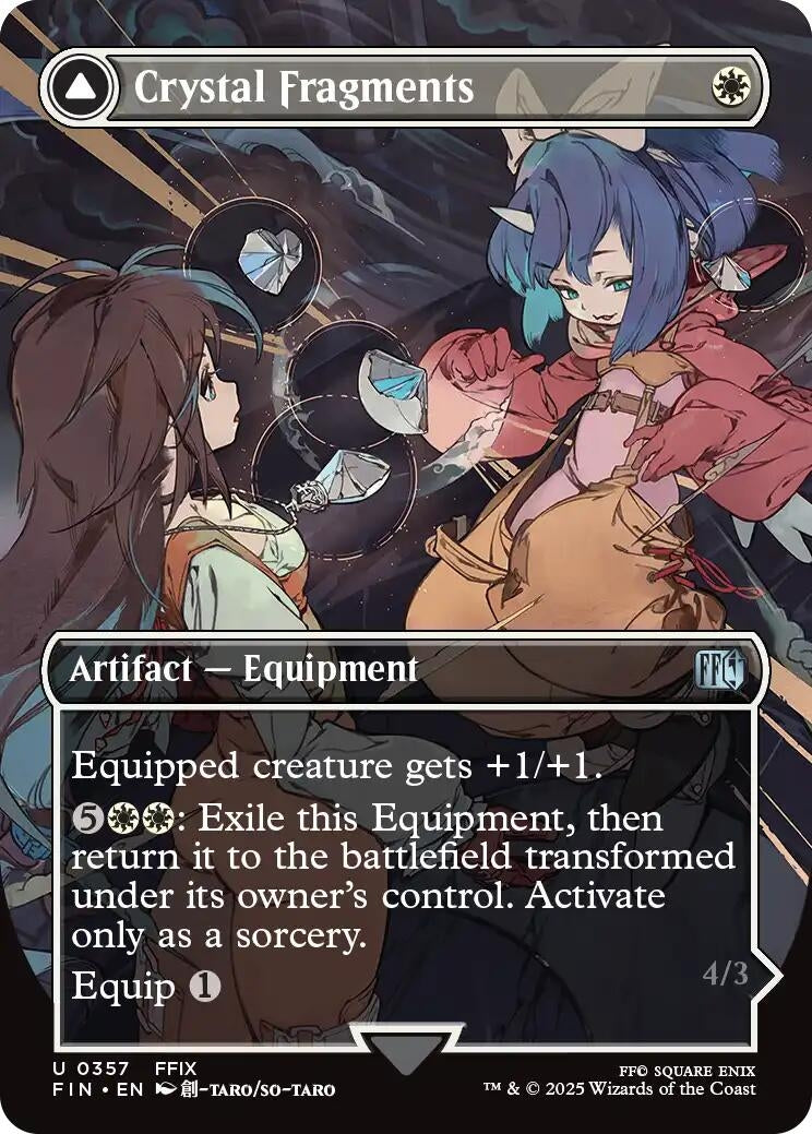 Image for Crystal Fragments (Borderless) (357) (FIN) - Magic: The Gathering