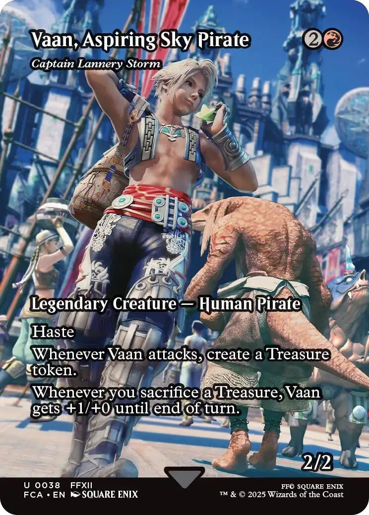 Vaan, Aspiring Sky Pirate - Captain Lannery Storm (Showcase) (38) (FCA)