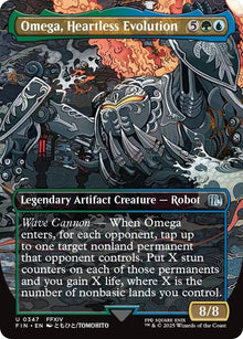 Image for Omega, Heartless Evolution (Borderless) (347) (FIN) - Magic: The Gathering