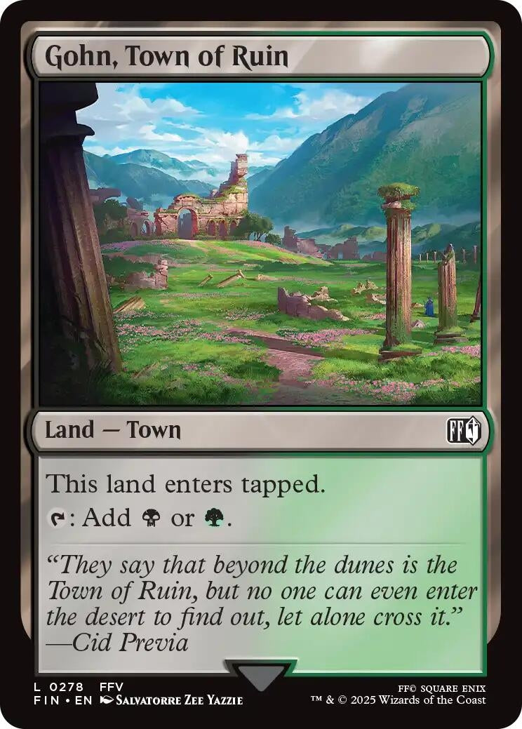 Image for Gohn, Town of Ruin (278) (FIN) - Magic: The Gathering