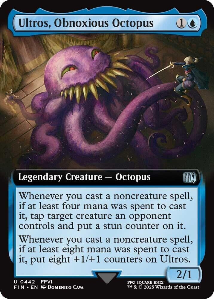Image for Ultros, Obnoxious Octopus (Extended Art) (442) (FIN) - Magic: The Gathering