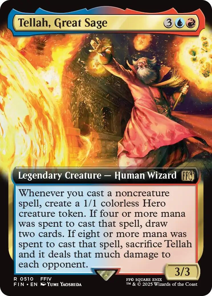Tellah, Great Sage (Extended Art) (510) (FIN)