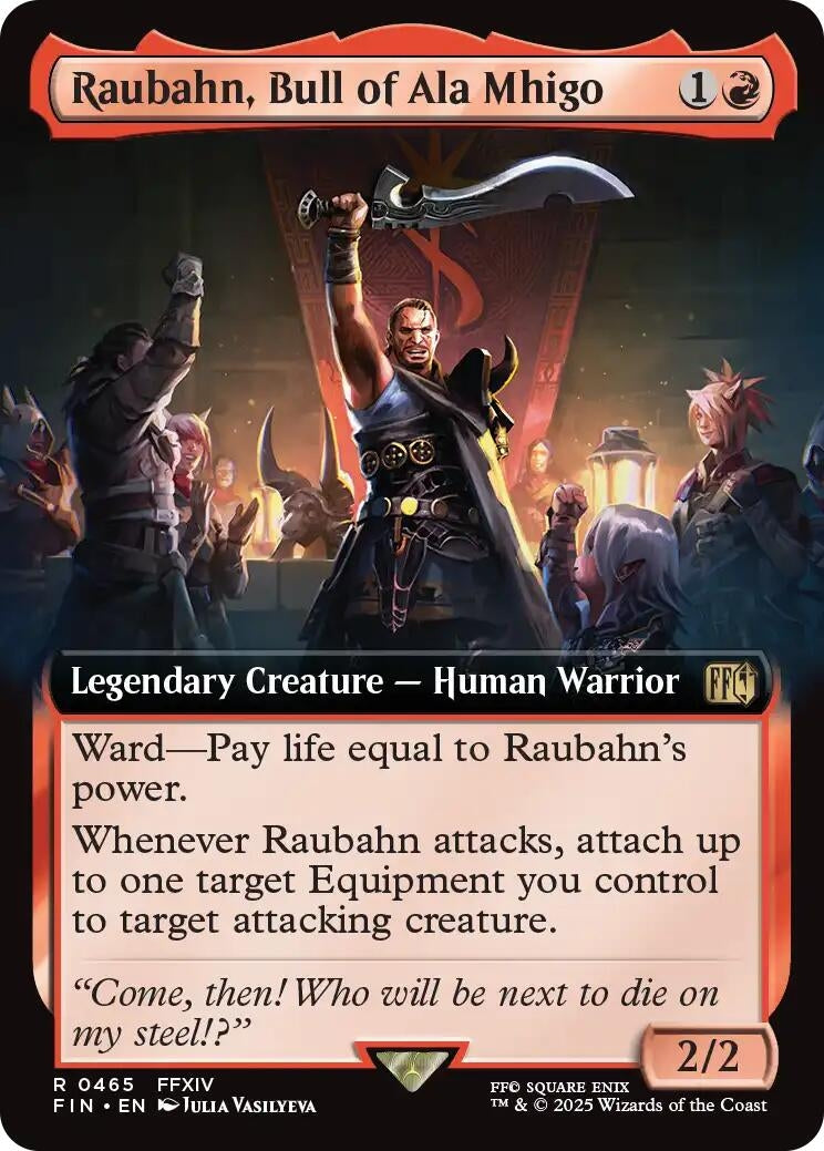 Raubahn, Bull of Ala Mhigo (Extended Art) (465) (FIN)